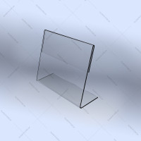 L-образный ценник под формат 40x30мм