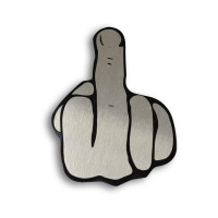 Металлический шильдик на авто эмблема FUCK YOU